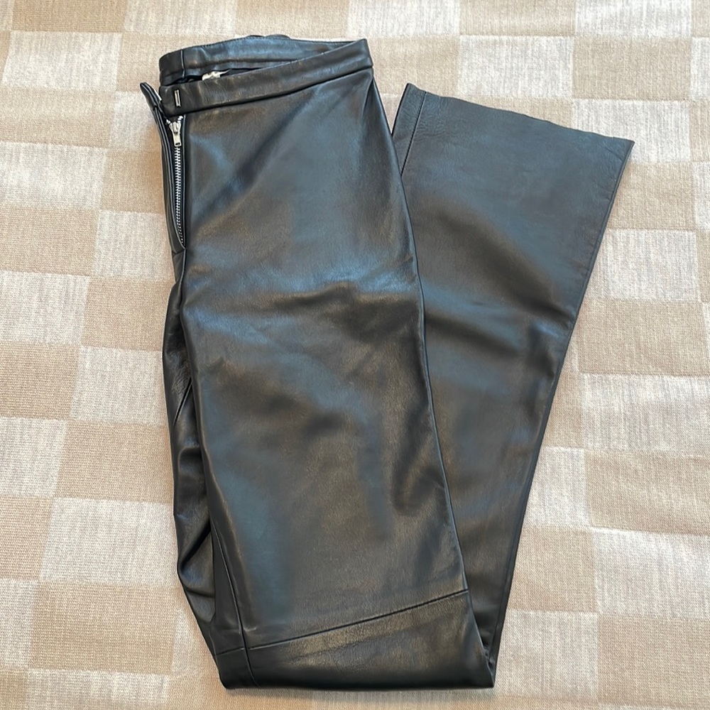 St. Vincent lambskin leather pants